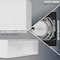 Luxrite Luxrite Square LED Up and Down Wall Sconces, 5CCT 2700K-5000K, 15W, 1000LM, IP65, ETL - White 2-Pack LR40310-2PK - alternate 7